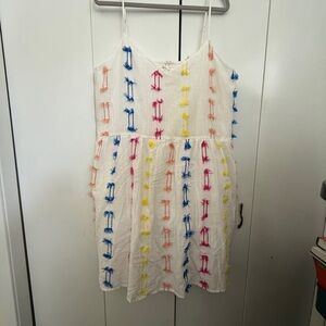 LOFT Colorful Embroidered Women’s Dress